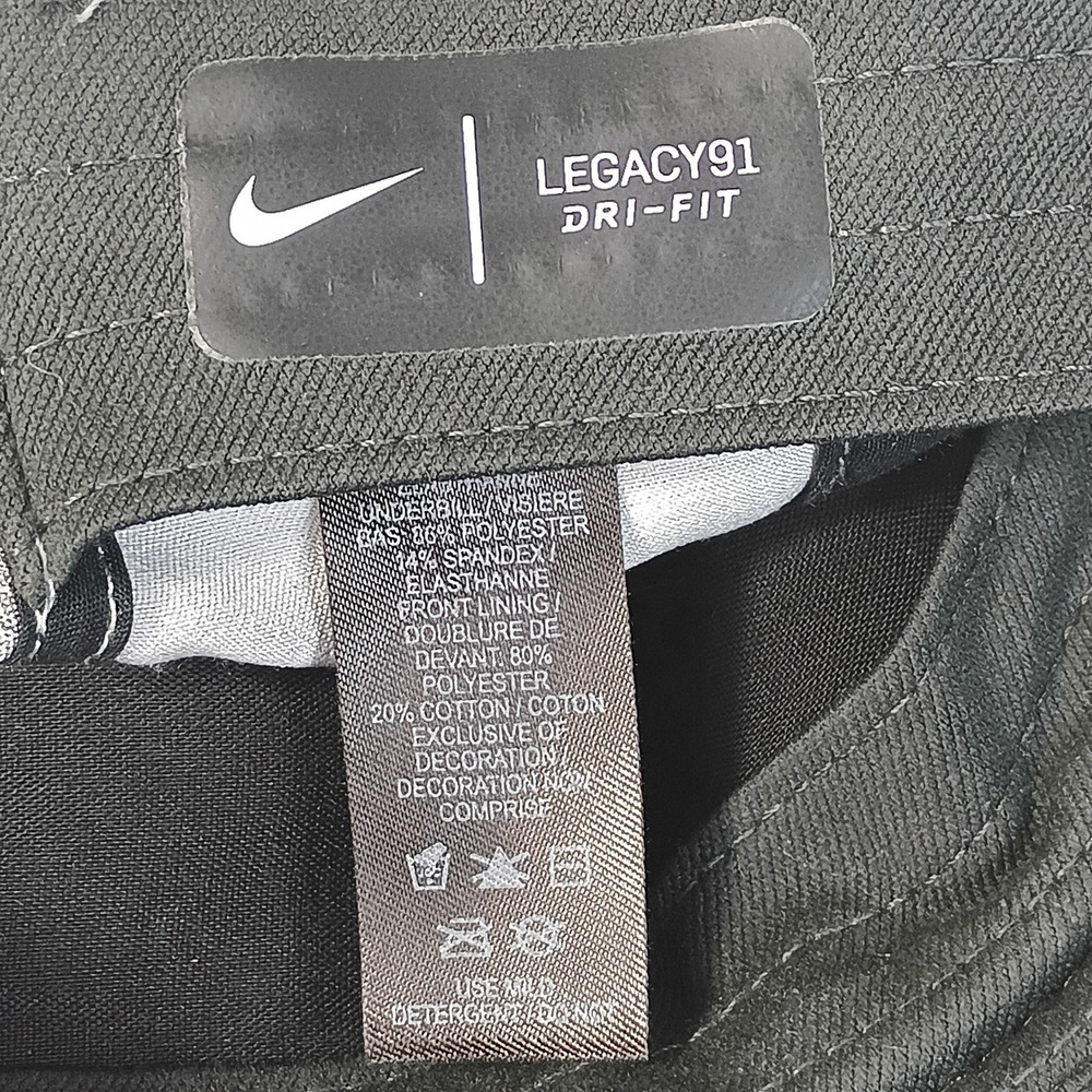 Nike Legacy91 Golf Hat Mens MISC Gray Dri-FIT Adjustable Swoosh Sport AJ5463-091 - Picture 8 of 9